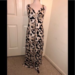 NWT CONRAD C COLLECTION V- Neck sleeveless Maxi Dress